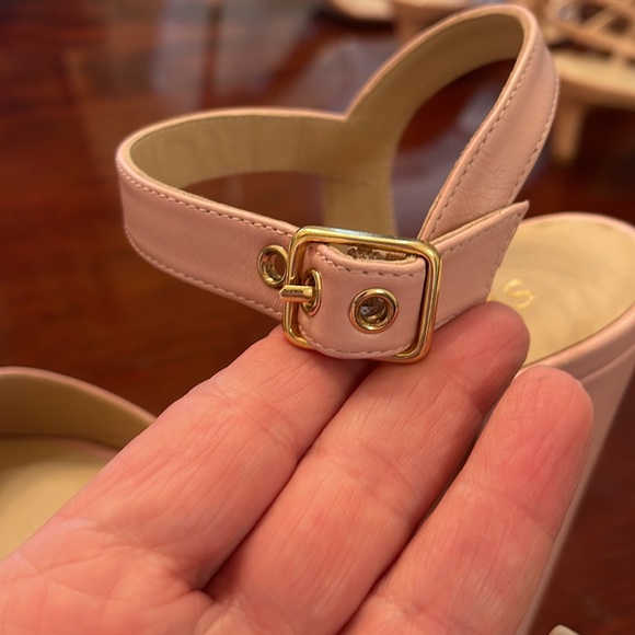 New Stuart Weitzman Ryder Sandal Platform Heels in ballet color - Picture 5 of 11